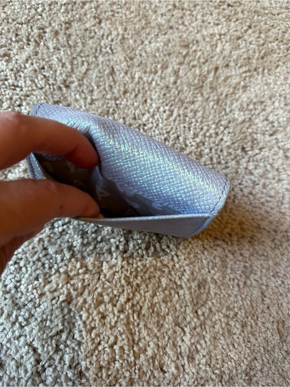 Aimee Kestenberg Iridescent Glitter Wallet - Blue Mermaid